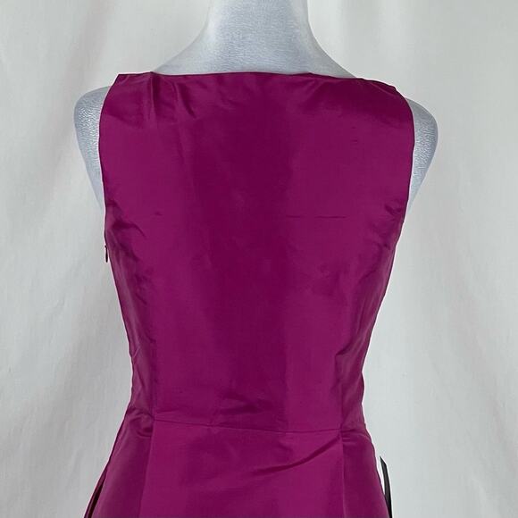 Ann Taylor Women’s Pink Pure Silk Event Party Quiet Luxury Dress NWT Size 6 - Picture 6 of 14